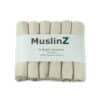 Muslinz hydrofiele doeken van ongebleekt biologisch katoen 70 x 70 cm – set van 6 stuks