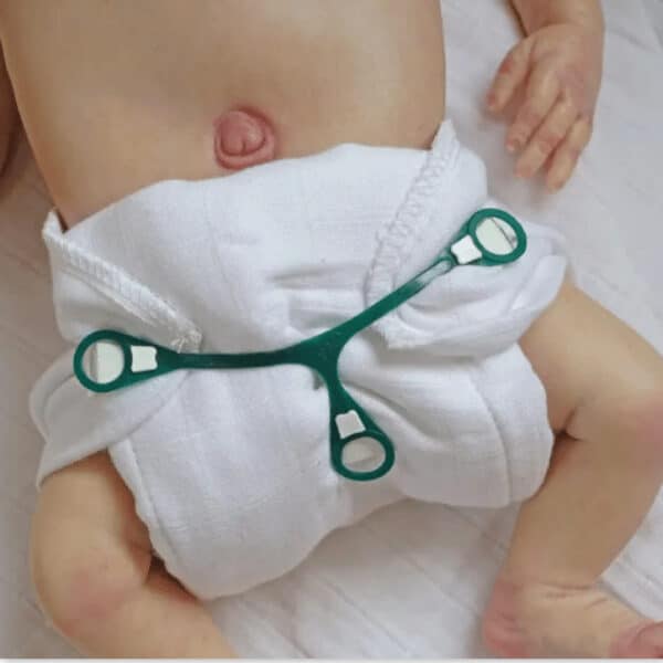 Muslinz hydrofiele doeken van biologisch katoen 70 x 70 cm – set van 6 stuks wit