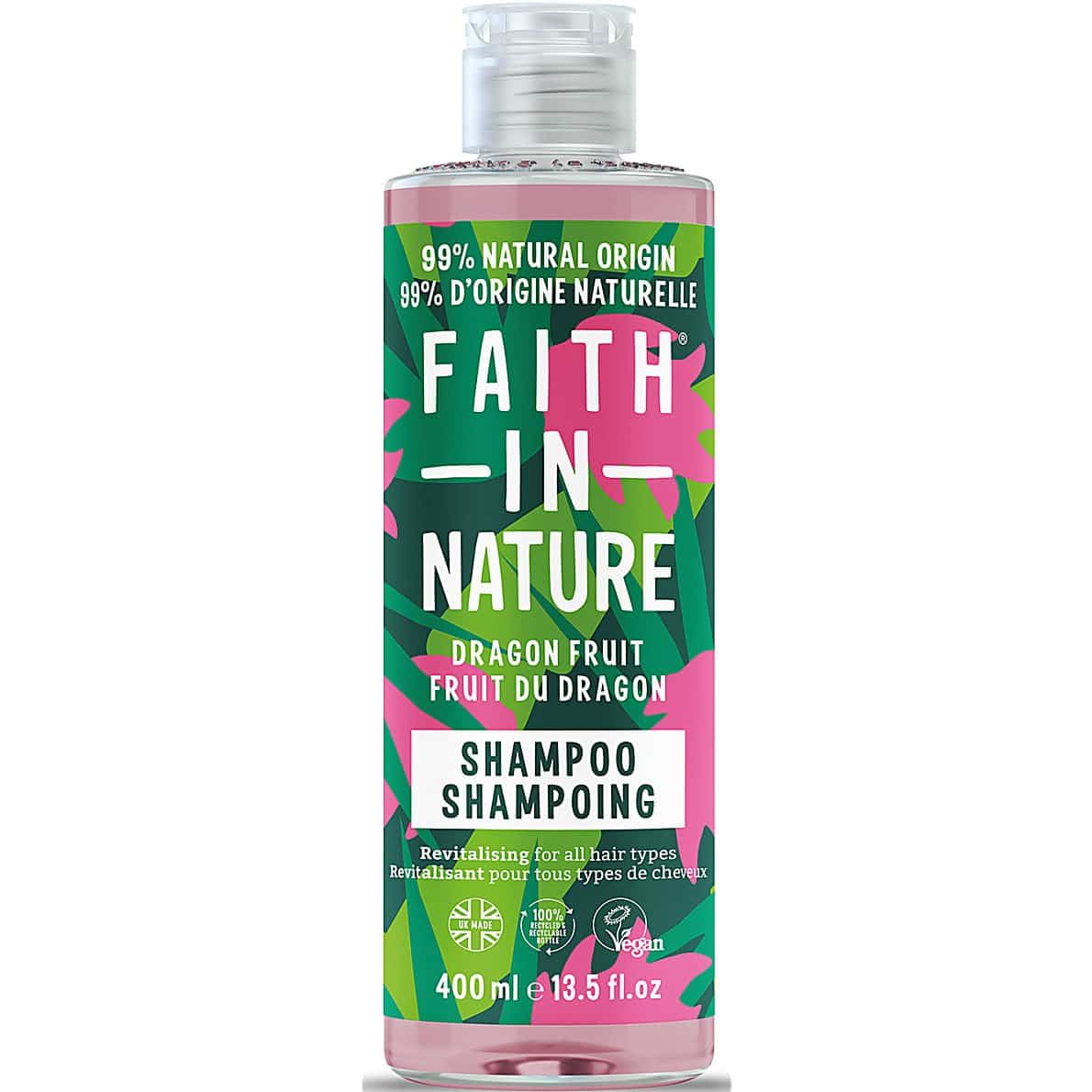 Fruitige dragon fruit shampoo van Faith in Nature