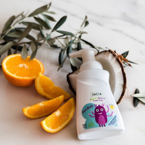 Natuurlijke Schuimende Handzeep Voor Kinderen - 200 ml - INCIA - Afbeelding 2