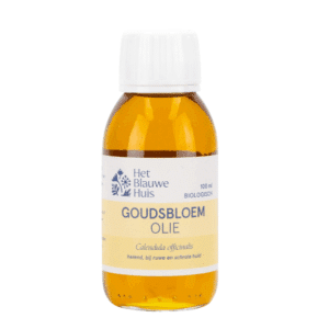 Biologische goudsbloemolie van het blauwe huis.