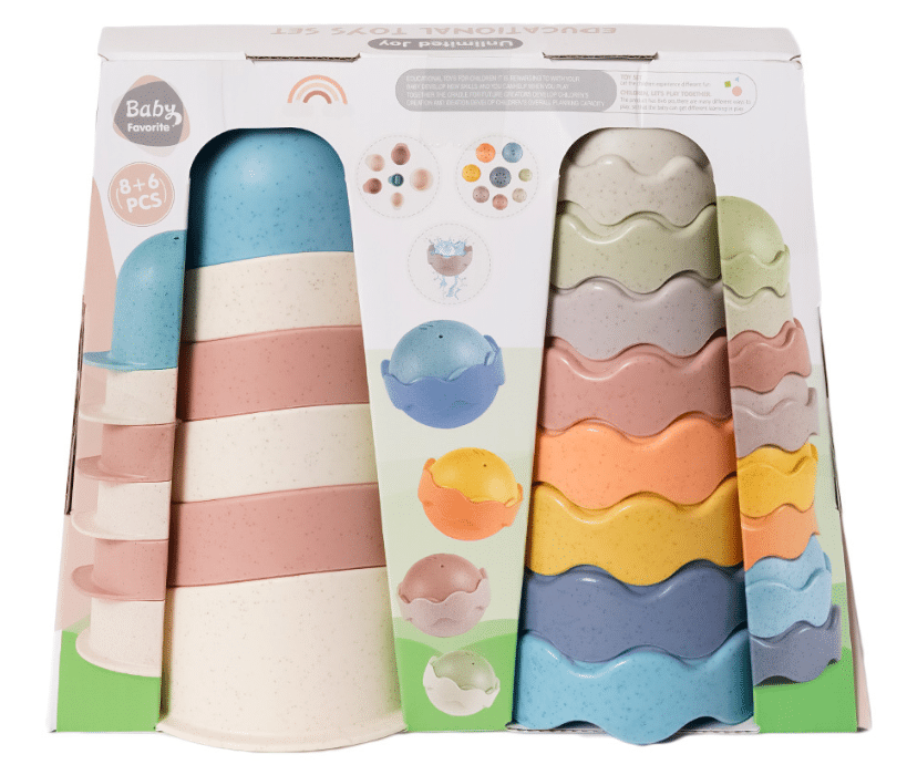 Bioplastic Stapeltorens - Set Van Twee Stuks - Afbeelding 2