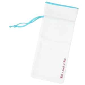 With a touch of Rose - Kruikzak Wit/Turquoise