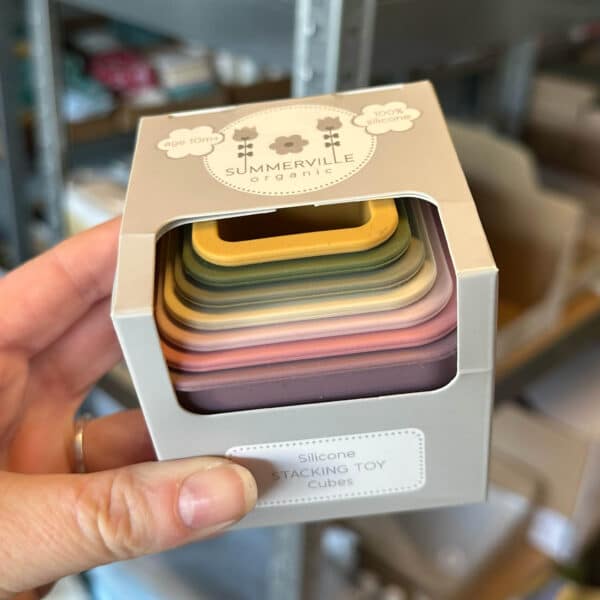 Siliconen stapeltoren Summerville Organic educatief babyspeelgoed