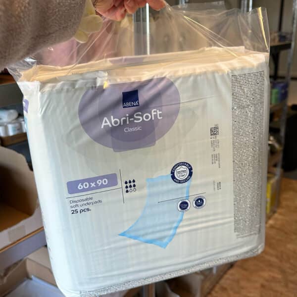 Onderleggers Abena met natuurlijke vulling detail absorberende laag