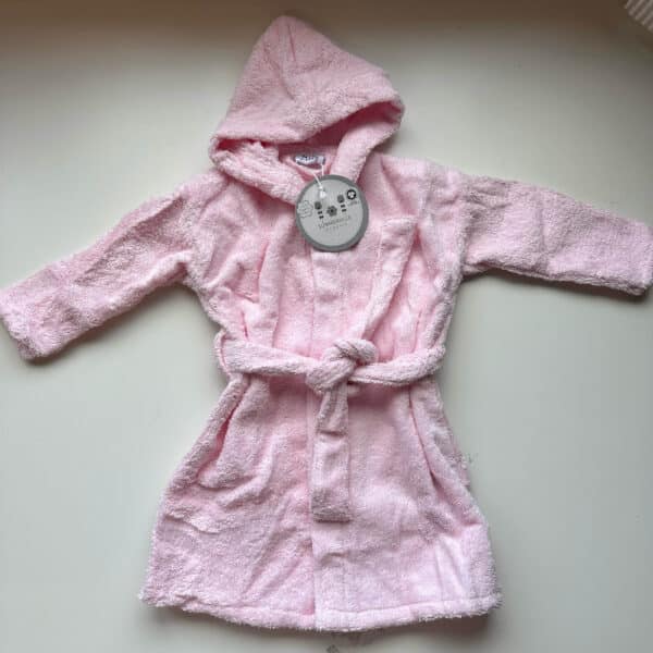 Biologische badjas roze katoen Summerville Organic