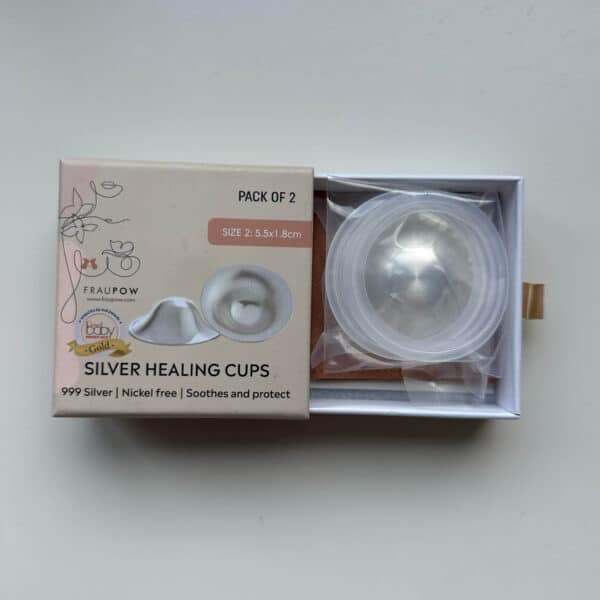 Fraupow tepelhoedjes zilver voor gevoelige tepels