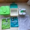 Cheeky Wipes premium kit detail biologisch katoenen doekjes