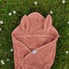 Baby Badcape Rabbit - Biologisch Katoen - Misty Rose - Summerville Organic - Afbeelding 3