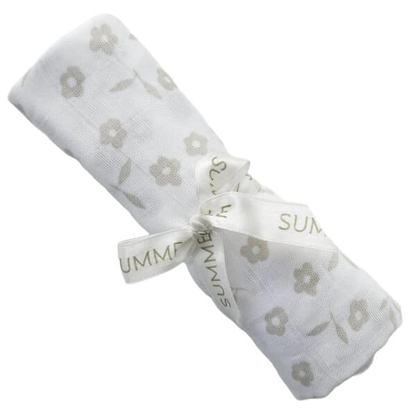 Hydrofiele doek van bio katoen opgerold, van Summerville Organic.