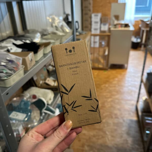 Bamboe kindertandenborstels set van 4 van Summerville Organic – duurzame en zachte tandenborstels voor kinderen