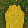 Baby Badcape Rabbit - Biologisch Katoen - Sun Yellow - Summerville Organic - Afbeelding 2