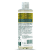 Achterzijde van fles shampoo shea en argan van faith in nature.