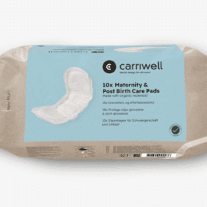 Carriwell absorberende kraamverbanden 10 stuks in verpakking.