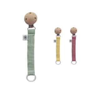 Biologisch katoenen speenkoord van Summerville Organic – duurzaam accessoire om de fopspeen van je baby vast te maken