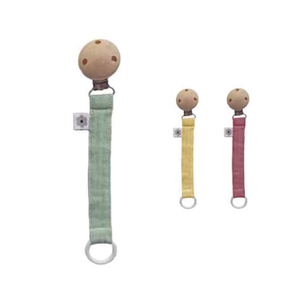 Biologisch katoenen speenkoord van Summerville Organic – duurzaam accessoire om de fopspeen van je baby vast te maken