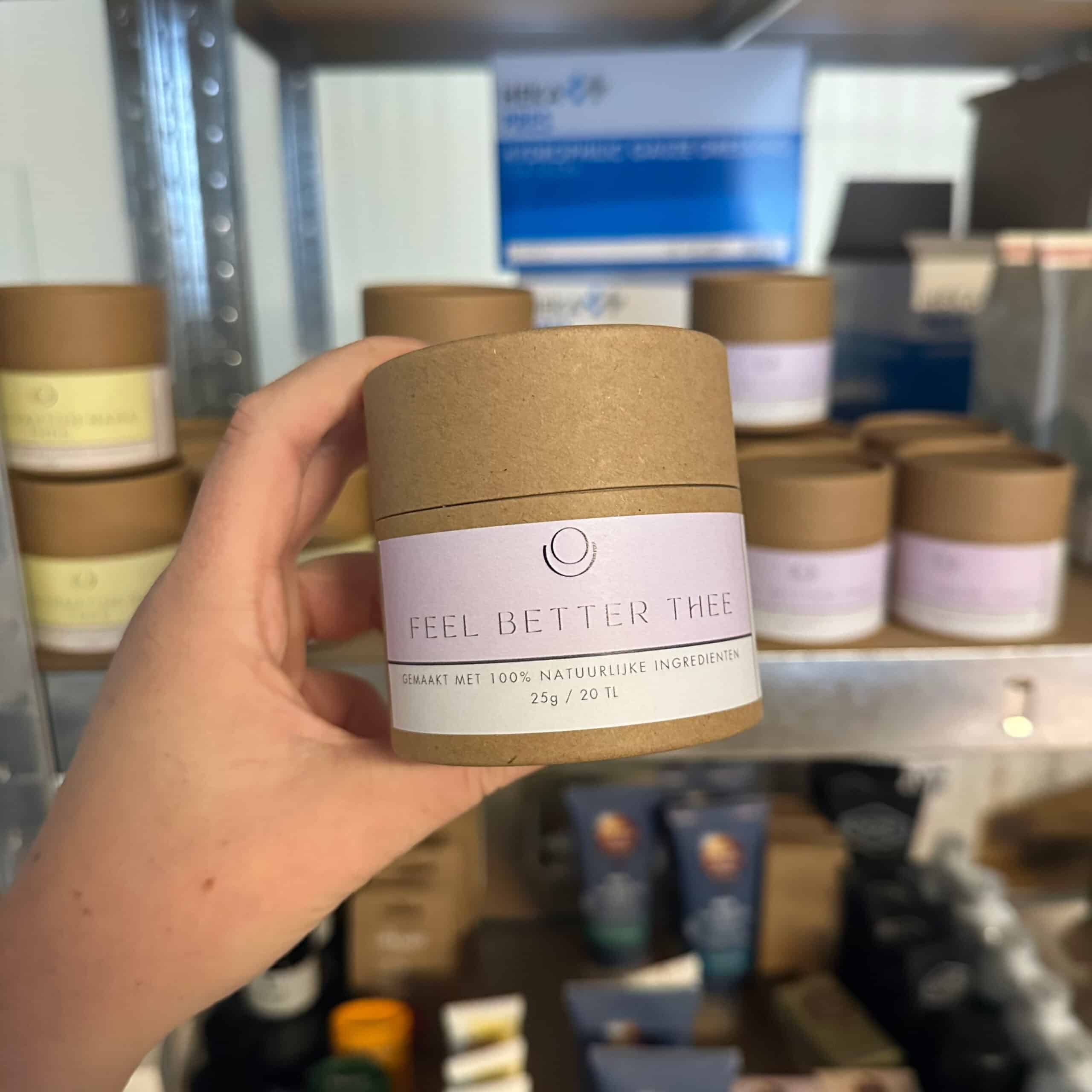 Feel Better thee gember en citroen 25 gram The Chamomile Collective – biologische kruidenthee kopen bij Pure Start