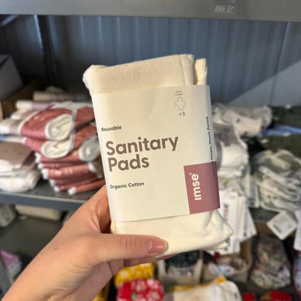 Imse Vimse wasbaar maandverband nacht in diverse kleuren – duurzaam, herbruikbaar en comfortabel maandverband voor een milieuvriendelijke menstruatie