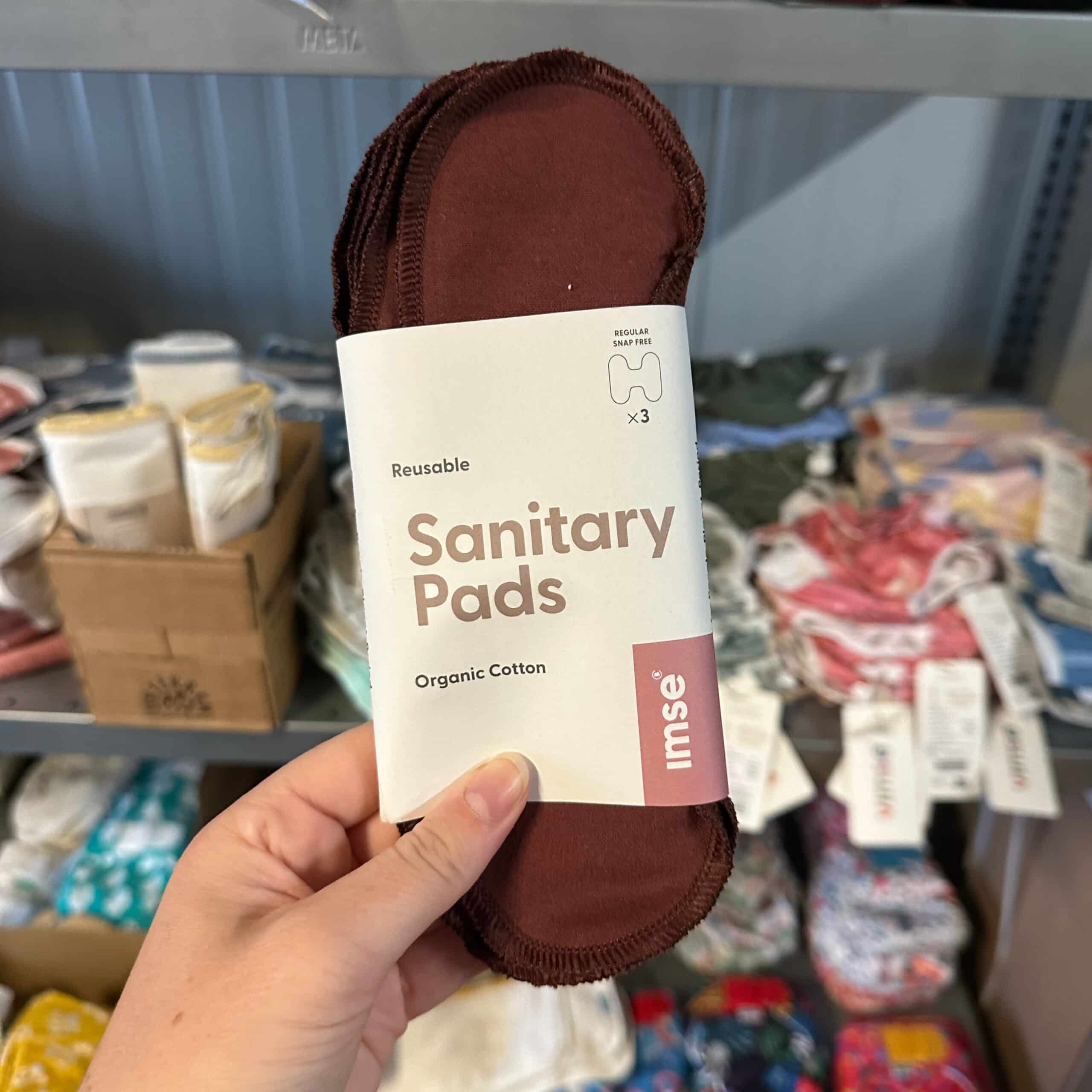 Imse Vimse wasbaar maandverband snap free – duurzaam maandverband zonder drukknopen voor comfortabele en milieuvriendelijke bescherming tijdens de menstruatie