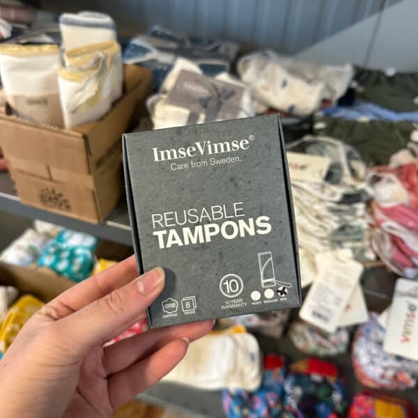 Imse Vimse wasbare tampons mini in diverse kleuren – duurzaam en herbruikbaar alternatief voor wegwerptampons van biologisch katoen