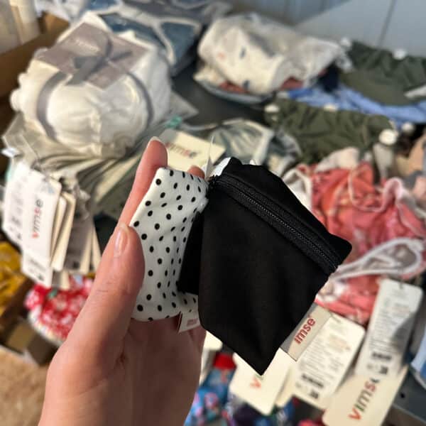 Imse Vimse tampons bewaaretui – handig en hygiënisch opbergsetje voor wasbare tampons van biologisch katoen