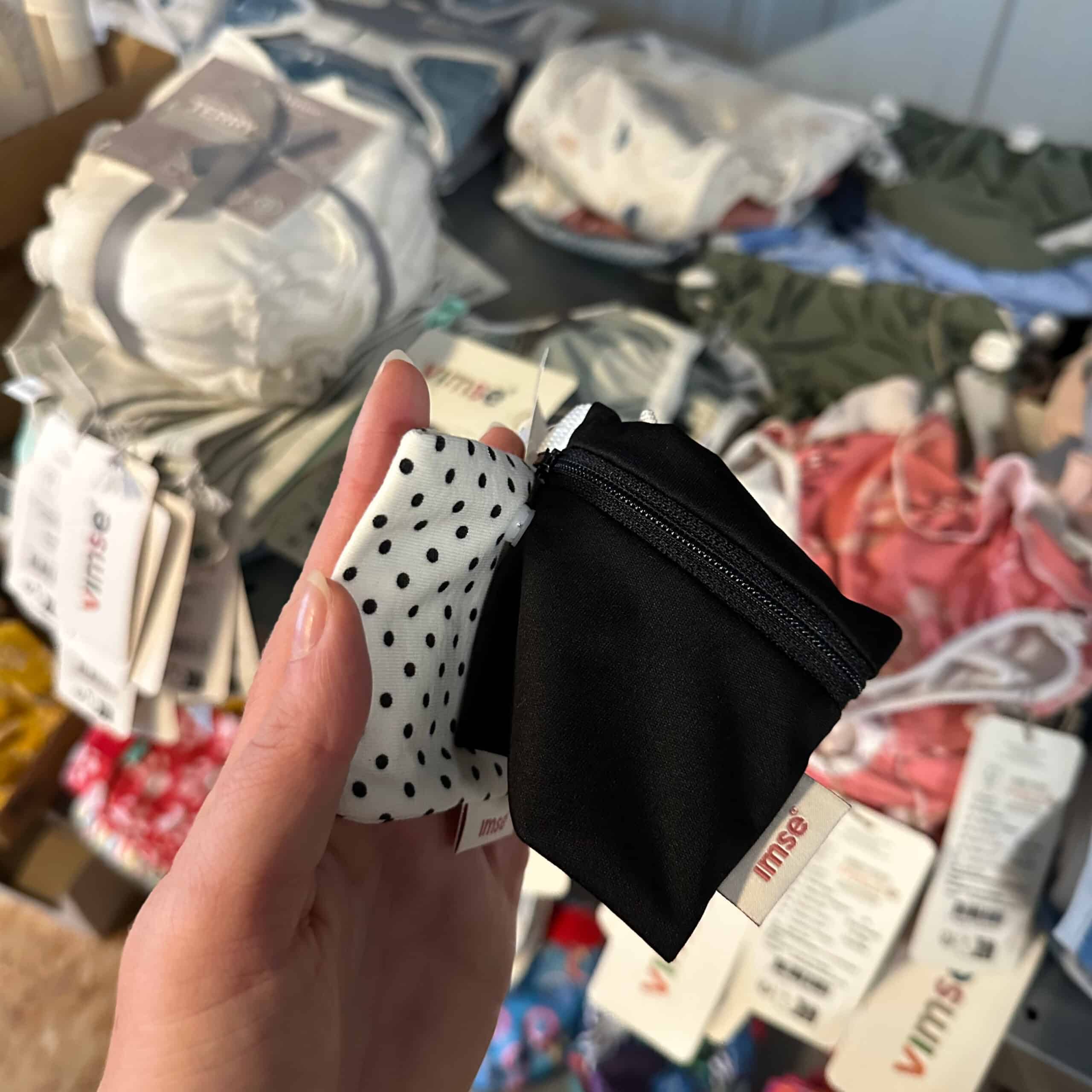 Imse Vimse tampons bewaaretui – handig en hygiënisch opbergsetje voor wasbare tampons van biologisch katoen