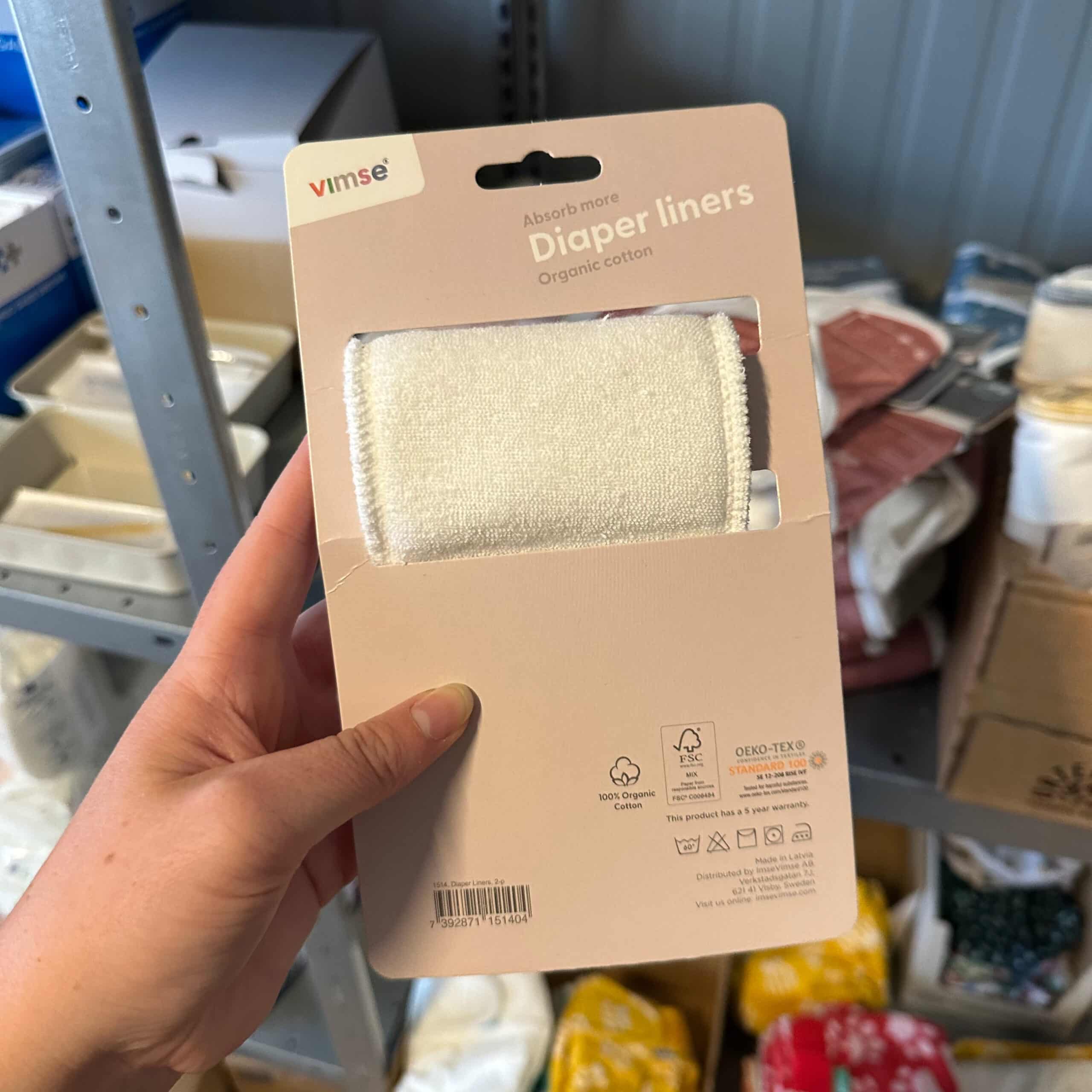 Absorberende inleggers van biologisch badstof – herbruikbare en zachte inleggers met hoge opnamecapaciteit voor wasbaar maandverband of kraamverband