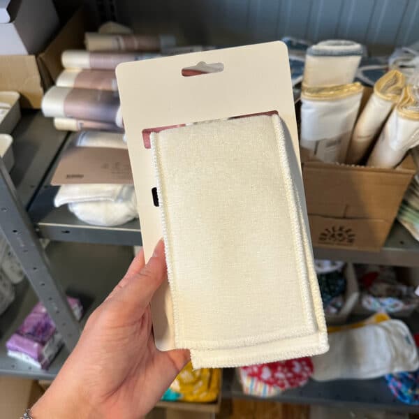 Absorberende inleggers van biologisch badstof – herbruikbare en zachte inleggers met hoge opnamecapaciteit voor wasbaar maandverband of kraamverband