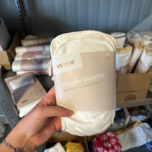 Imse Vimse AI2 inleggers voor de nacht – extra absorberende en herbruikbare inleggers van biologisch katoen voor wasbare luiers