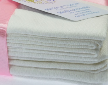 Oogjesluiers - Biologisch Katoen - 80 x 80 cm - 5 stuks - Blümchen - Afbeelding 3