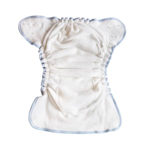 Geopende luier van Kuschel materiaal, biologisch katoenen luier van Blumchen.