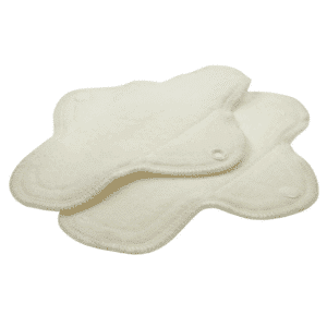 Wasbare inlegkruisjes van biologisch katoen, set van 3 stuks van Blumchen.