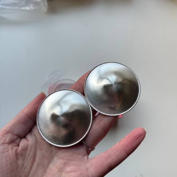 Zilveren tepelhoedjes SilverAnna 925 zilver herbruikbare tepelbeschermers bij kloven en gevoelige tepels