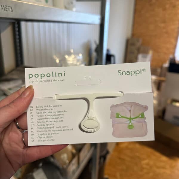 Popolini Snappi luierklem elastische luierklem voor wasbare prefold en hydrofiele luiers