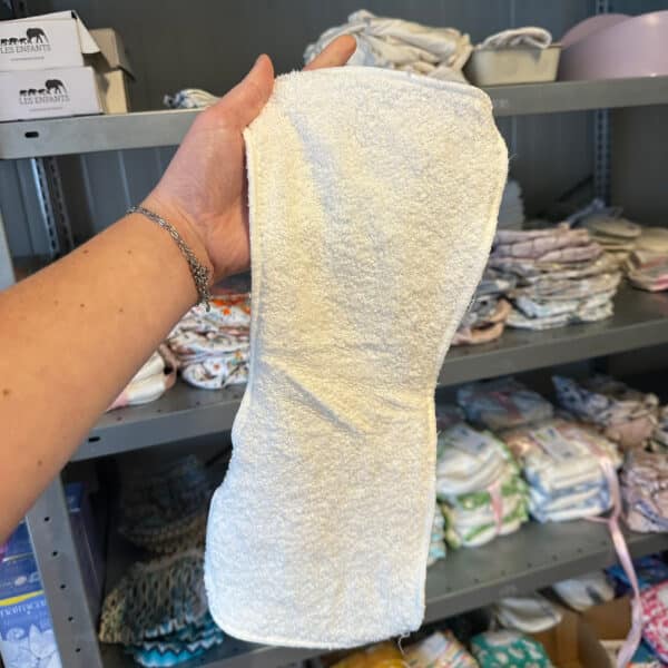 Inlegger voor de nacht van bamboe en katoen badstof van Blümchen – extra absorberende wasbare inlegger voor luiers, zacht en duurzaam voor de gevoelige babyhuid.