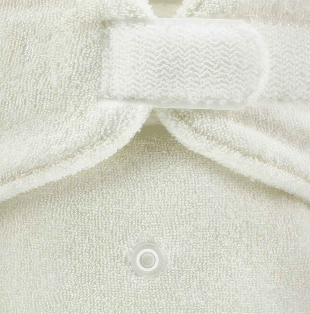 Klittenband detail van nachtluier van BLumchen.