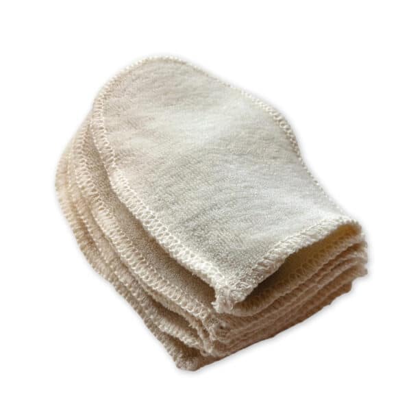 Mini washandjes van biologisch katoen van het merk Anaé.