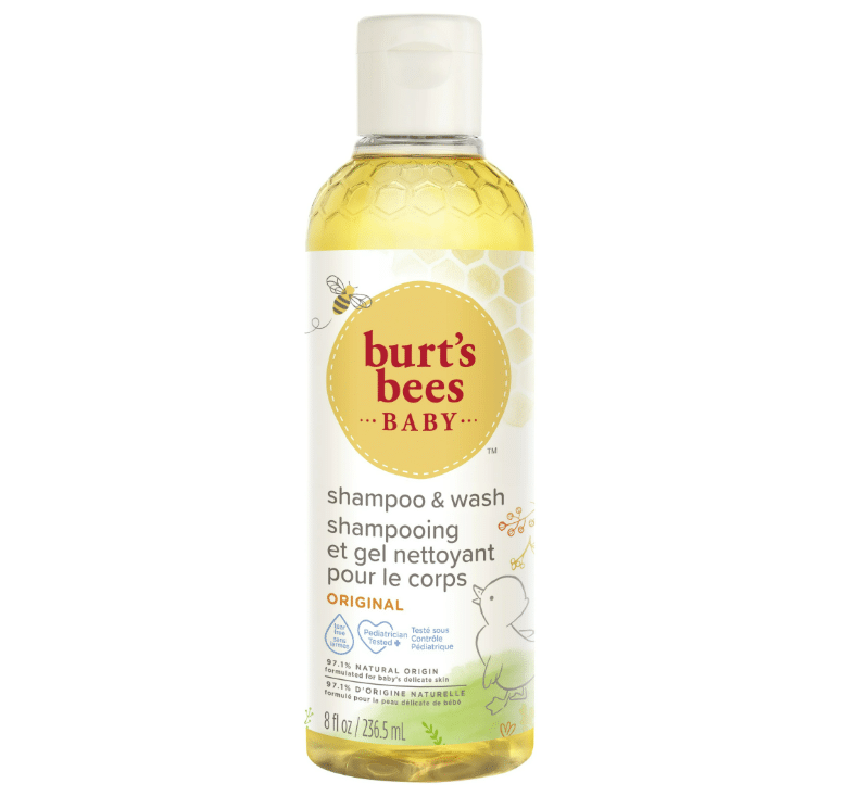 Shampoo douchegel in één voor je baby. Van Burt's Bees.