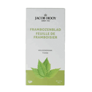 Frambozenblad thee zakjes van Jacob Hooy