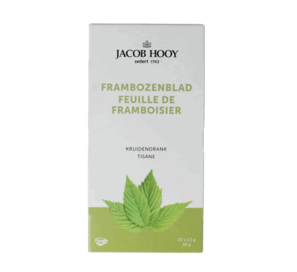 Frambozenblad thee zakjes van Jacob Hooy