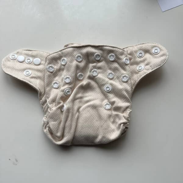 Blümchen wasbare voorgevormde oogjesluier biologisch katoen maat S 3 tot 7 kg herbruikbare luier