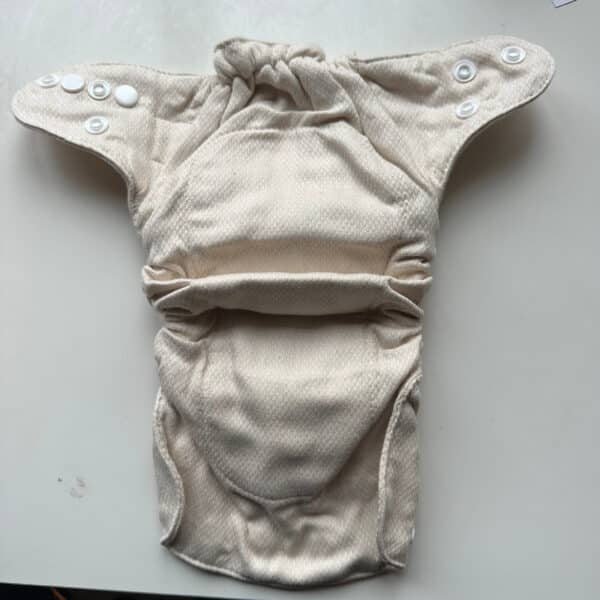 Blümchen wasbare voorgevormde oogjesluier biologisch katoen maat S 3 tot 7 kg herbruikbare luier