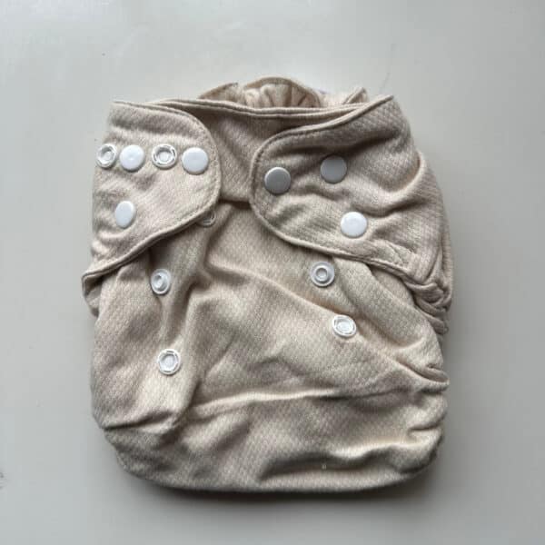 Blümchen voorgevormde oogjesluier biologisch katoen maat L 8 tot 15 kg wasbare herbruikbare luier