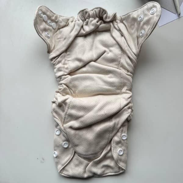 Blümchen voorgevormde oogjesluier biologisch katoen maat L 8 tot 15 kg wasbare herbruikbare luier