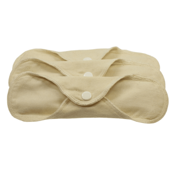 Wasbare inlegkruisjes gesloten, van biologisch twill katoen, Blumchen.