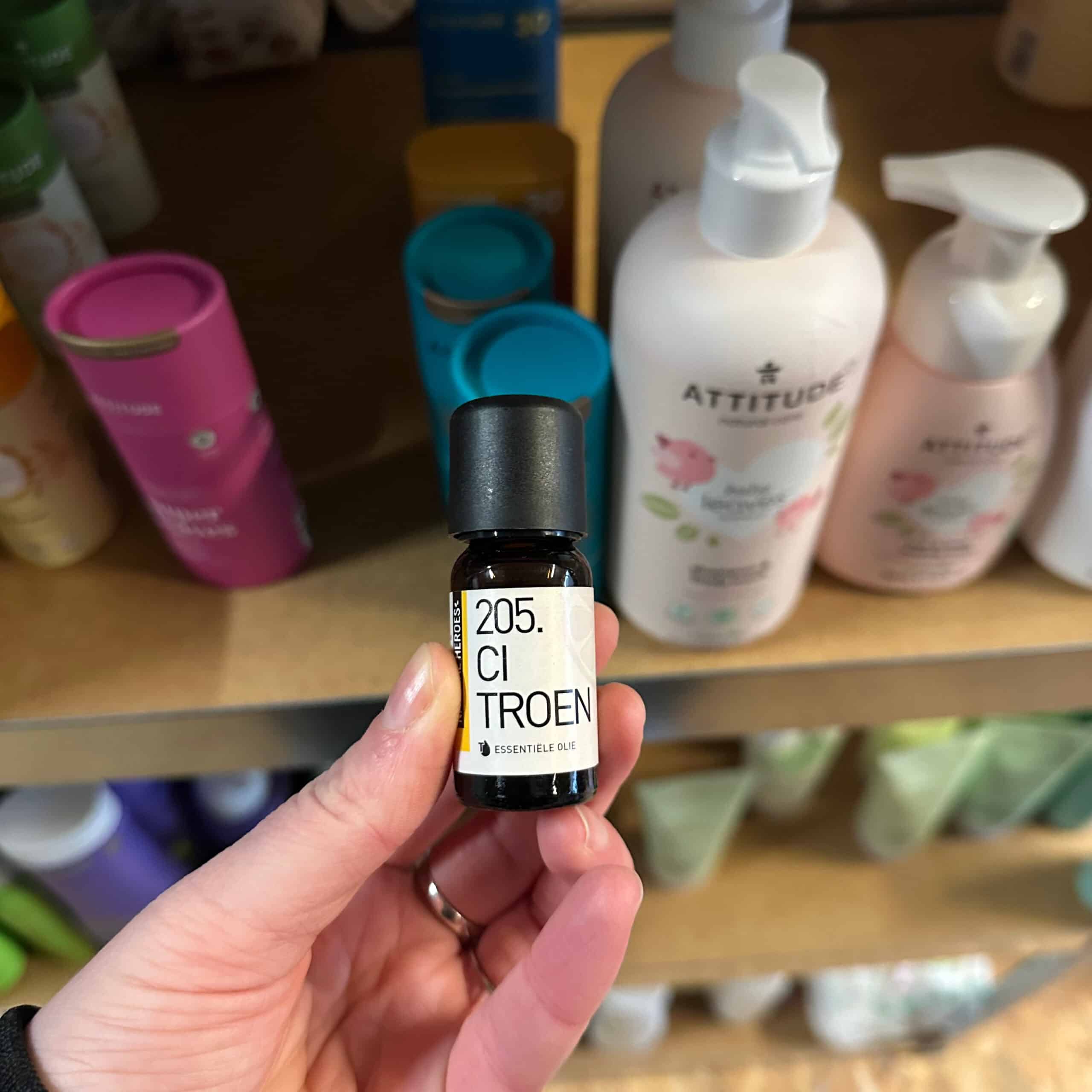 Natural Heroes citroen etherische olie 10 ml, frisse geur voor aromatherapie