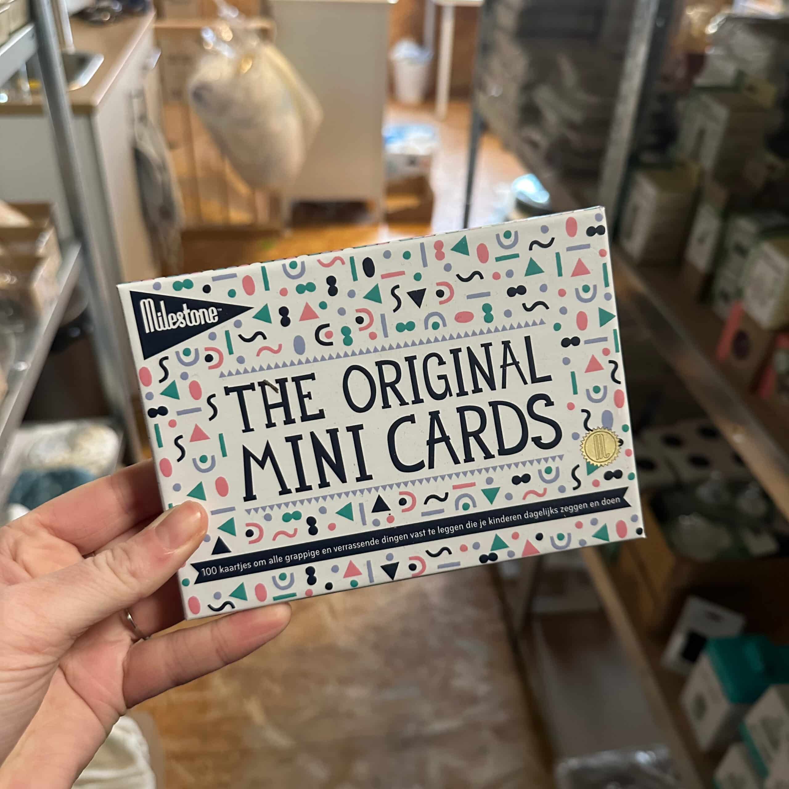 Milestone The Original mini memory cards NL, kaartenset om baby mijlpalen vast te leggen