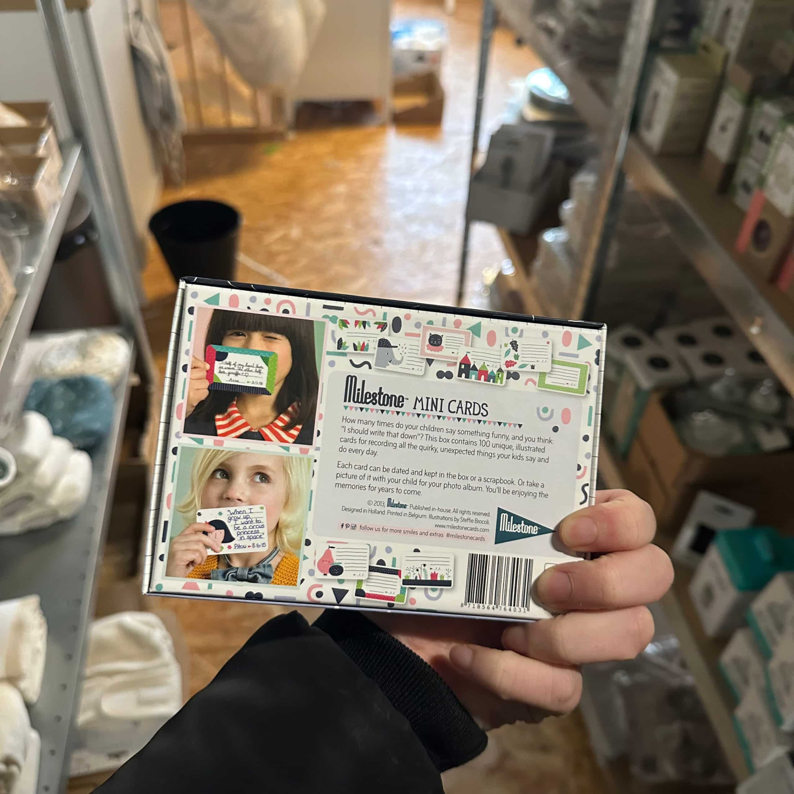 Milestone The Original mini memory cards NL, kaartenset om baby mijlpalen vast te leggen