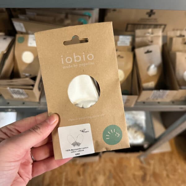 Popolini anti-krabwantjes van biologisch katoen, zacht en beschermend voor baby’s