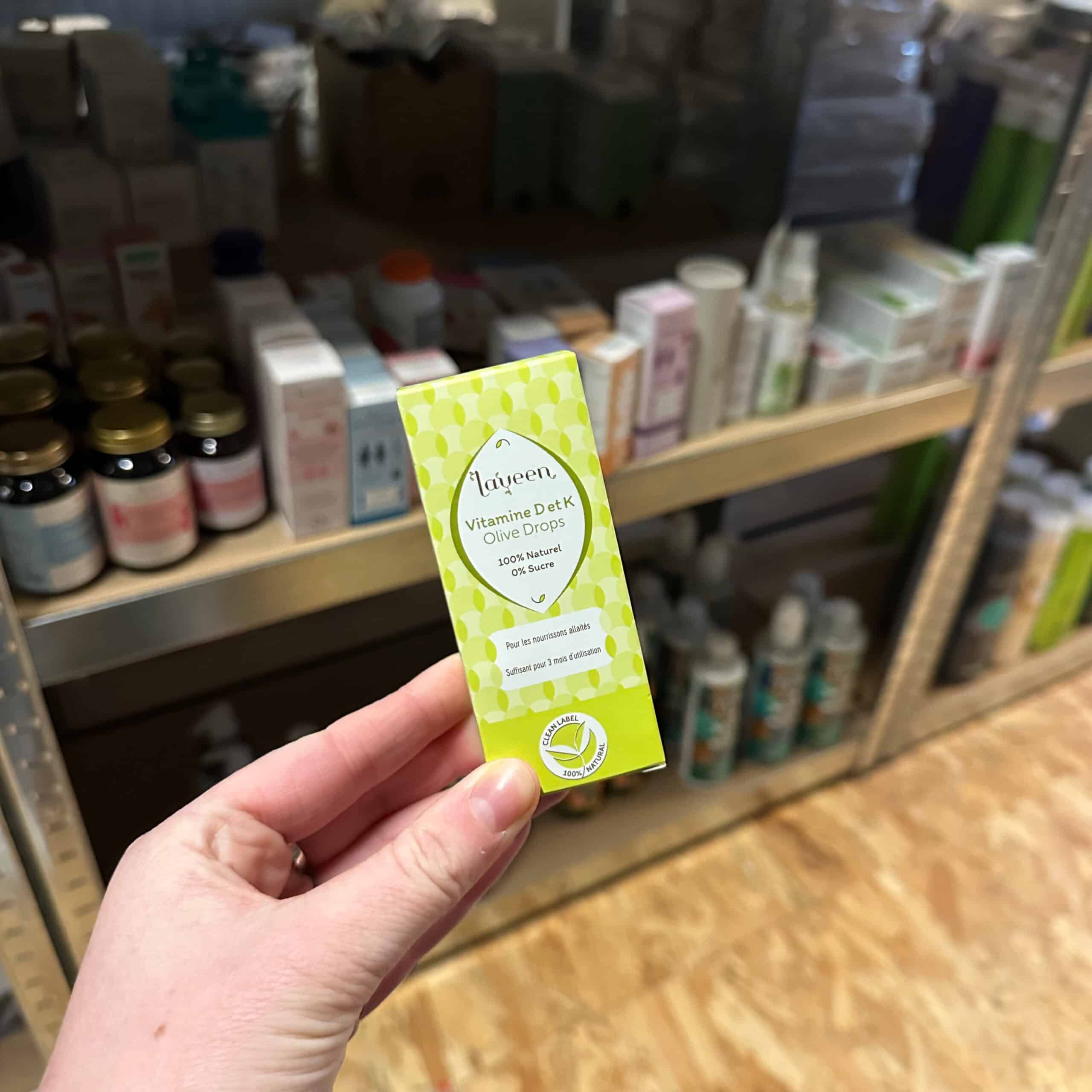 Laveen vitamine D en K druppels voor baby’s, ondersteuning voor groei en botten